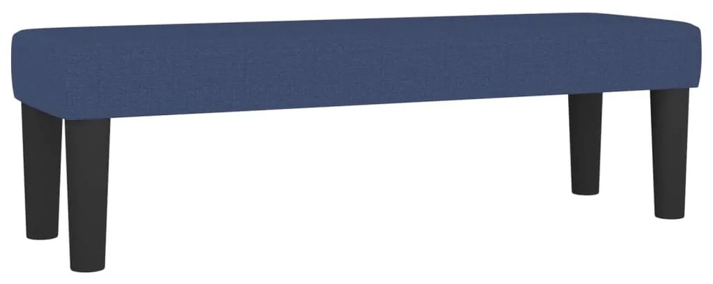Κρεβάτι Boxspring με Στρώμα Μπλε 180x200 εκ. Υφασμάτινο 3136779
