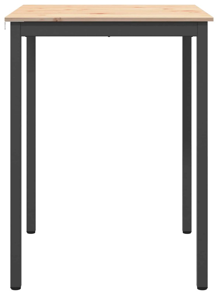 vidaXL Τραπέζι μπαρ Φυσικό 110 x 55 x 105 εκ. Στερεά ξυλεία πεύκου