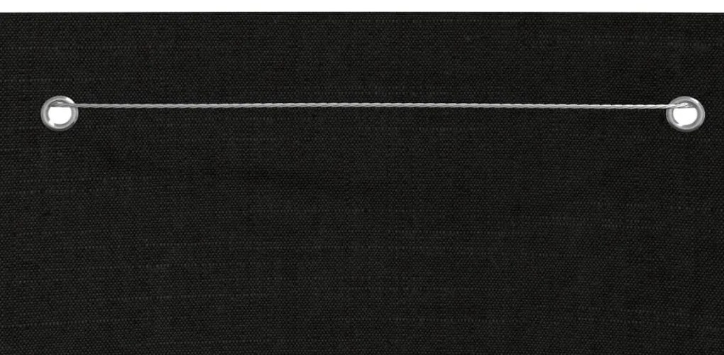 vidaXL Διαχωριστικό Βεράντας Μαύρο 140 x 240 εκ. Ύφασμα Oxford