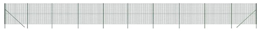 Συρματόπλεγμα Περίφραξης Πράσινο 1,6x25 μ. Γαλβανισμένο Ατσάλι - Πράσινο