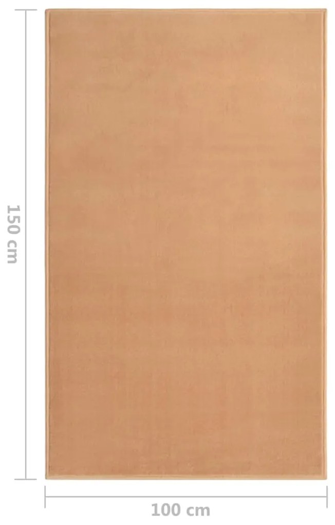 vidaXL Χαλί Διάδρομος Μπεζ 100 x 150 εκ. από BCF