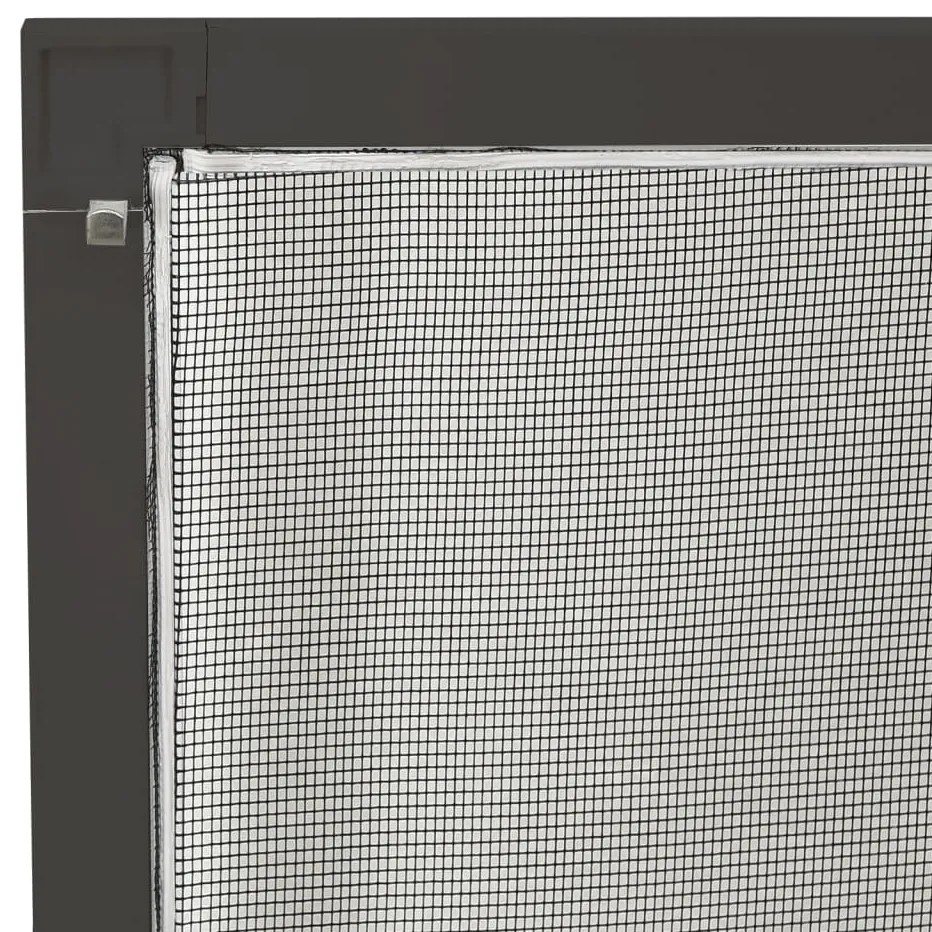 vidaXL Σήτα Εντόμων για Παράθυρα Ανθρακί 80 x 120 εκ.