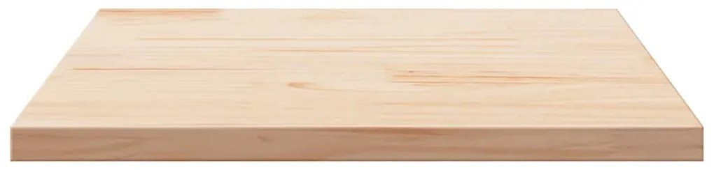 vidaXL Επιφάνεια Τραπεζιού Τετράγωνη 70x70x2,5 εκ. από Μασίφ Ξύλο Πεύκου