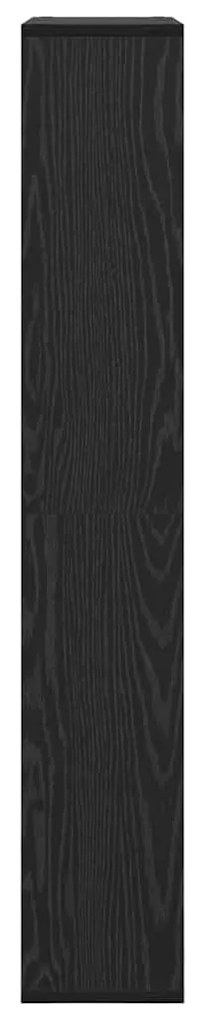 vidaXL Βιβλιοθήκη Μαύρη Οξυά 70 x 20 x 102.5 εκ Επεξεργασμένο ξύλο