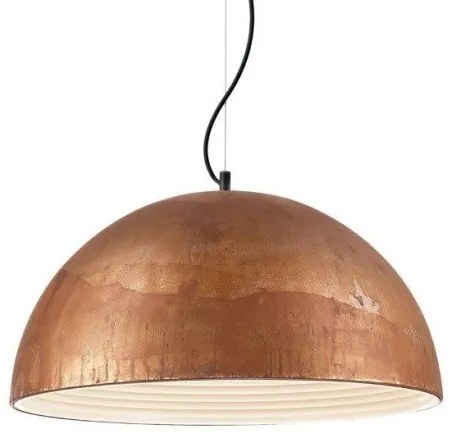 Κρεμαστό Φωτιστικό Οροφής Folk σε καφέ χρώμα Ideal Lux-174228-Καφέ 174228