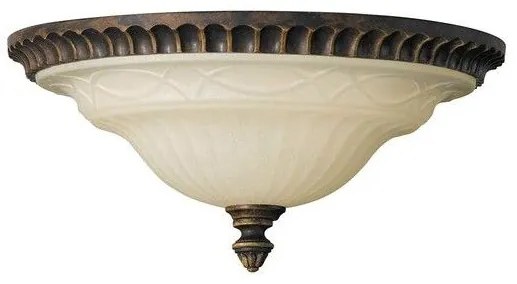 Πλαφονιέρα Φωτιστικό Οροφής 2xE27  Καφέ  Drawing Room FE-DRAWING-ROOM-FA Elstead Lighting FE-DRAWING-ROOM-FA Καφέ