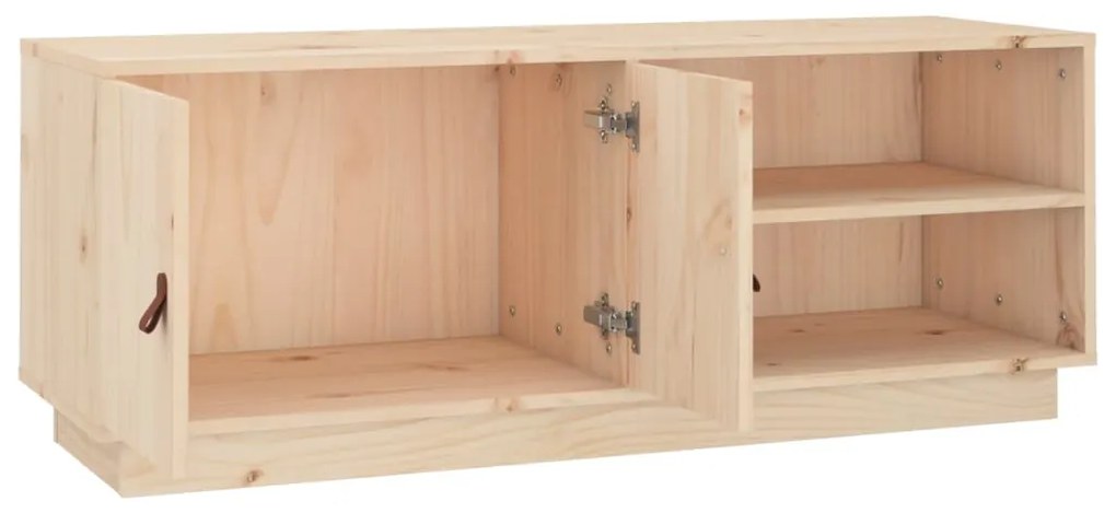 vidaXL Έπιπλο Τηλεόρασης 105 x 34 x 40 εκ. από Μασίφ Ξύλο Πεύκου