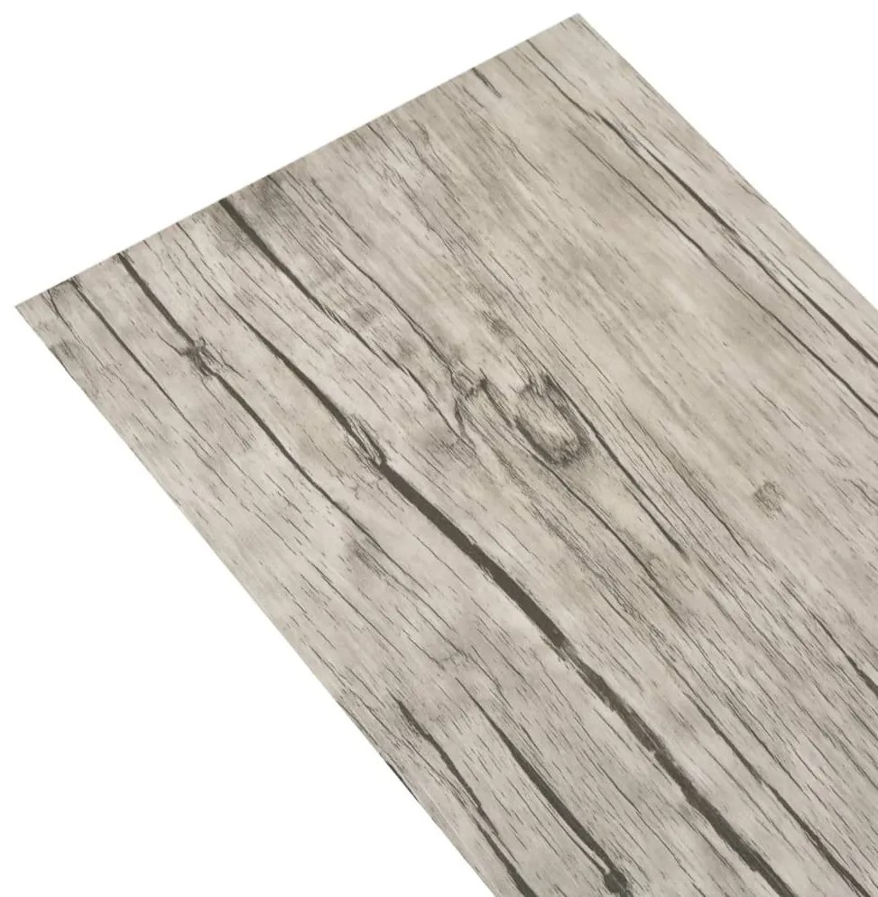 Δάπεδο Αυτοκόλλητο Washed Oak 5,02 μ² / 2 χιλ. από PVC - Γκρι