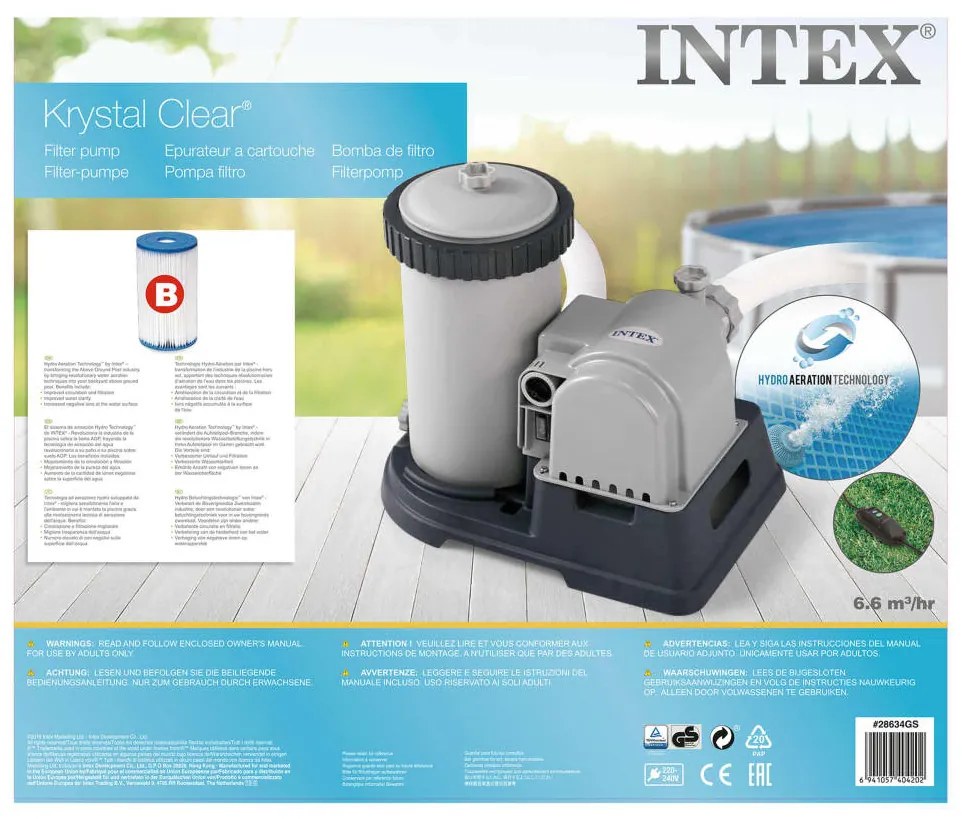 INTEX Αντλία Φίλτρου 9463 Λίτρα / Ώρα 28634GS