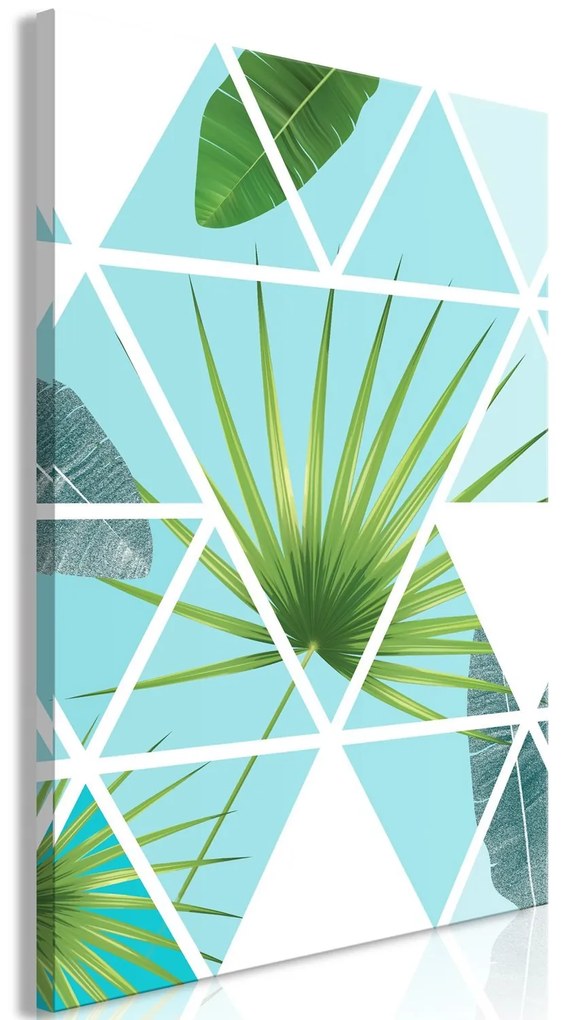 Πίνακας - Geometric Palm (1 Part) Vertical 60x90