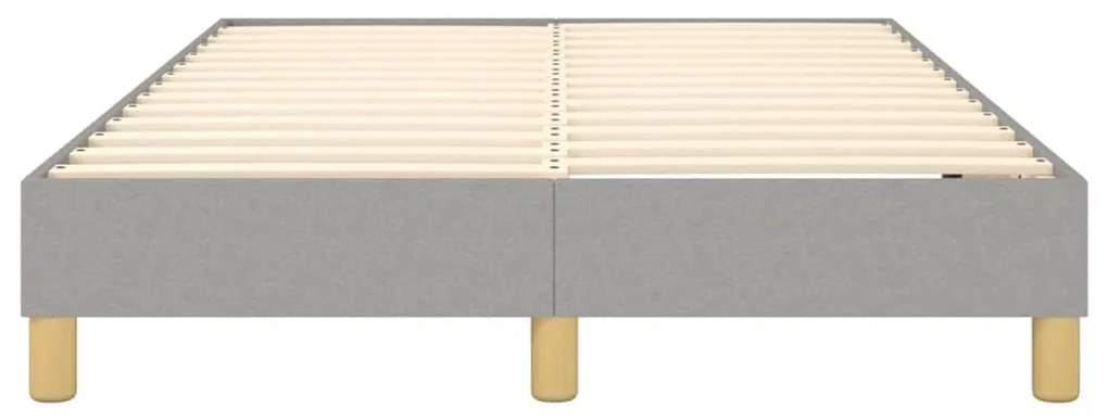 vidaXL Σκελετός Κρεβατιού με Ελατήρια Αν. Γκρι 120x200 εκ. Υφασμάτινο