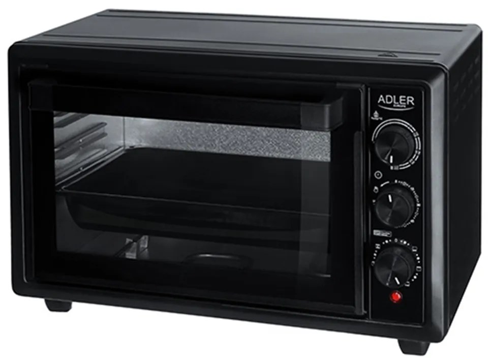 ADLER ELECTRIC OVEN 26L 1500W BLACK
