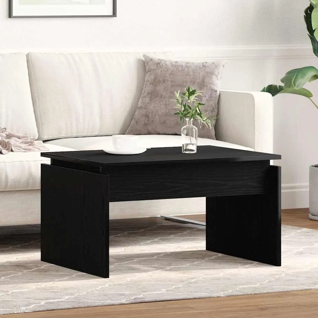 vidaXL Τραπεζάκι σαλονιού Μαύρη Οξυά 68 x 38 x 50 εκ