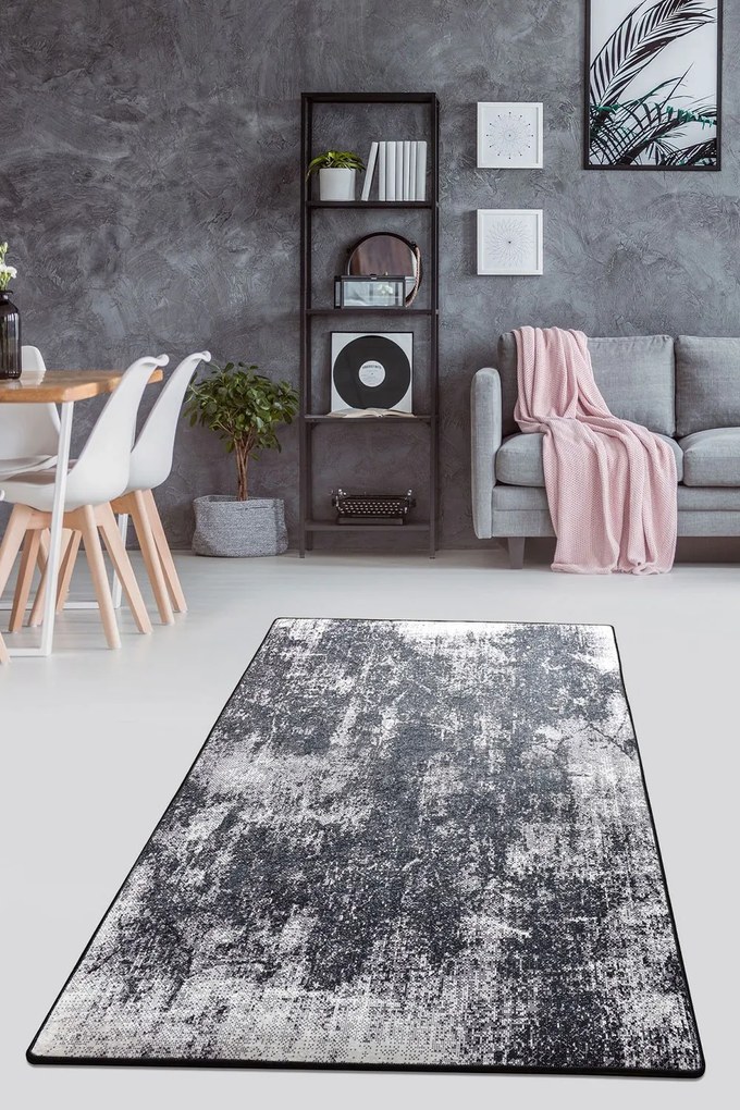 Χαλί Stain 882CHL1946 Grey-Black Conceptum Hypnose 100X300cm