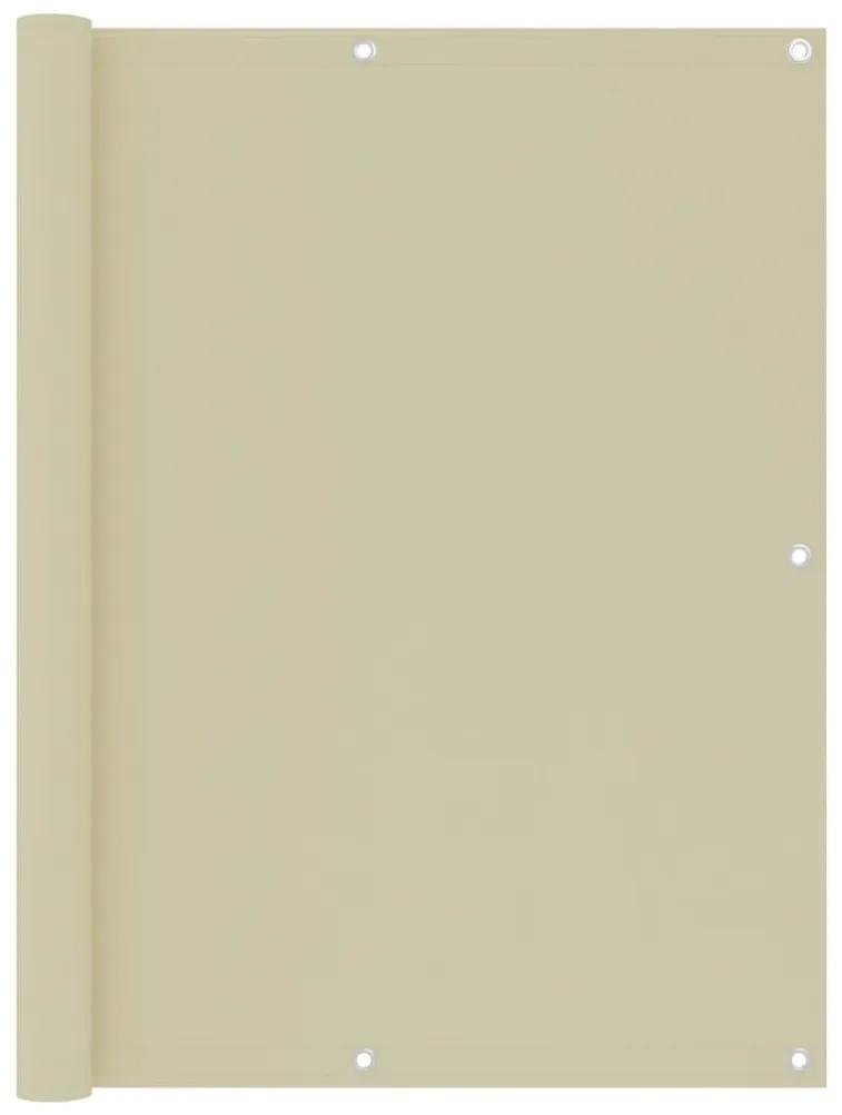 Διαχωριστικό Βεράντας Κρεμ 120 x 600 εκ. Ύφασμα Oxford