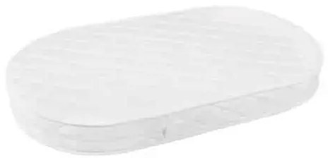 Waldin Ξύλινο Πολυμορφικό Κρεβάτι Oval 7 in 1  White (Δώρο Στρώμα 3 τεμαχίων)