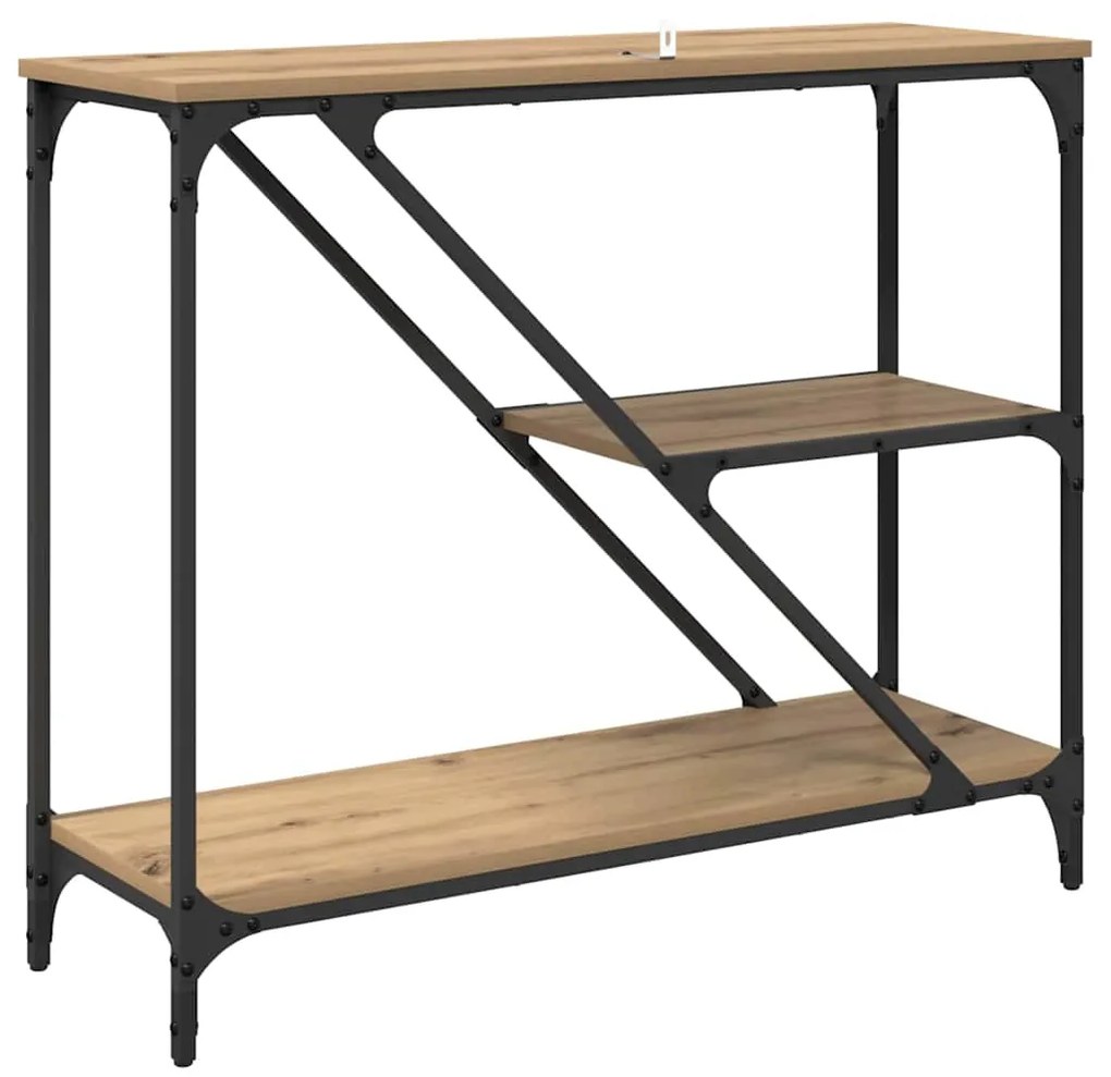 vidaXL Τραπέζι κονσόλας Artisan Oak 88,5 x 30 x 75 εκ.