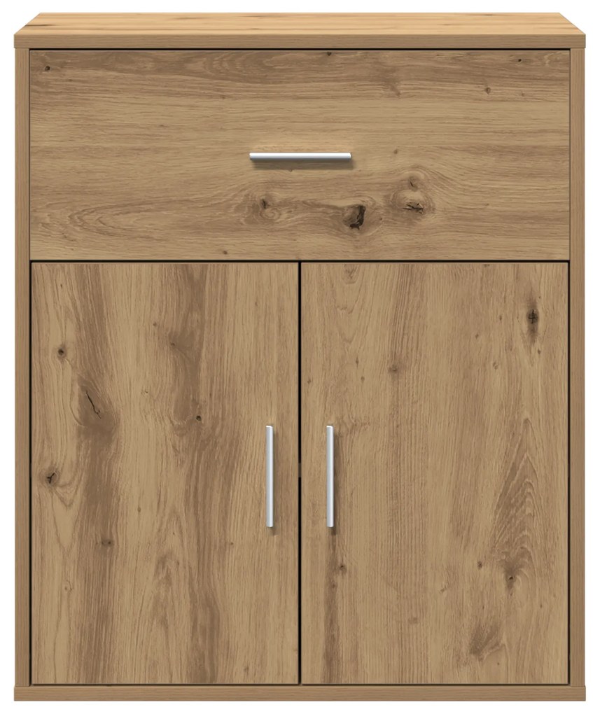 vidaXL Πλαϊνό γραφείο artisan δρυς 60 x 31 x 70 εκ Επεξεργασμένο ξύλο