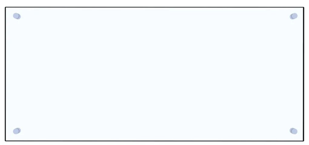 vidaXL Πλάτη Κουζίνας Διαφανής 90 x 40 εκ. από Ψημένο Γυαλί