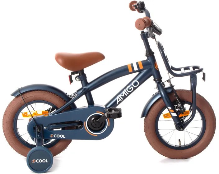 2Cool 12 Inch 21 cm Boys Coaster Brake BlueAMIGO