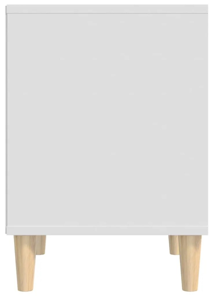 vidaXL Κομοδίνα 2 τεμ. Λευκά 40 x 35 x 50 εκ.