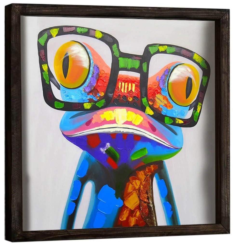 ΠΙΝΑΚΑΣ ΚΑΜΒΑΣ FUNKY FROG FB97326 33Χ33 εκ. 0534195