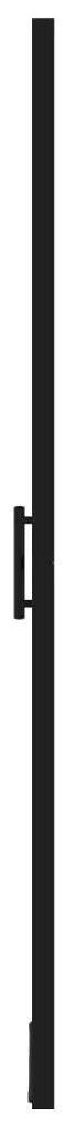 vidaXL Πόρτες Ντουζιέρας Μαύρες 81 x 195 εκ. από Ψημένο Γυαλί