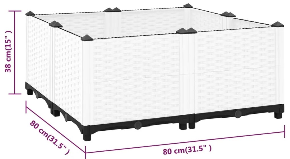 ΖΑΡΝΤΙΝΙΕΡΑ 80 X 80 X 38 ΕΚ. ΑΠΟ ΠΟΛΥΠΡΟΠΥΛΕΝΙΟ 153318