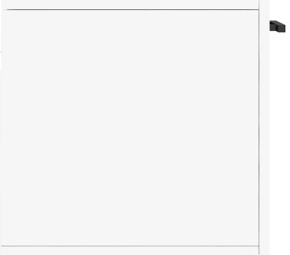 vidaXL Ντουλάπι Τοίχου Λευκό 80 x 36,5 x 35 εκ. από Επεξεργασμένο Ξύλο