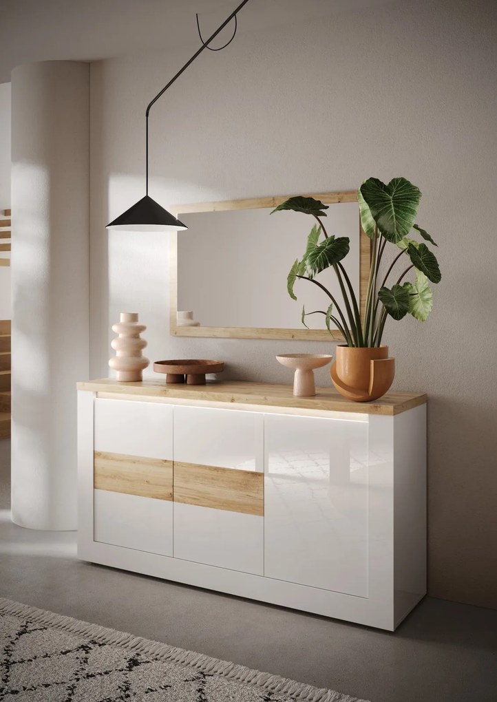 Έπιπλο Τηλεόρασης Ανθρακί Οξειδωμένο 121x43x57