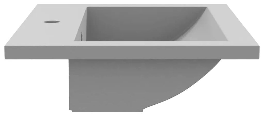 vidaXL Νιπτήρας Γκρι 600 x 450 x 120 χιλ. Γρανιτένιος