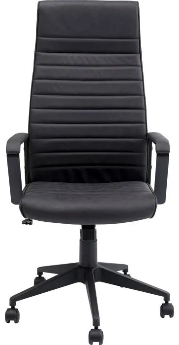 Καρέκλα Γραφείου Labora High Δερματίνη Μαύρη 58x56x127.5εκ - Μαύρο