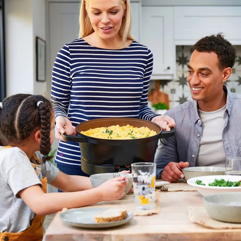 Russell Hobbs Good-to-Go Multicooker 28270-56, 750W, 6.5L, 8 προγράμματα, Χρονοδιακόπτης, Κρύες λαβές, 59% πιο ενεργειακά αποδοτικό, Εύκολο καθάρισμα, Μαύρο
