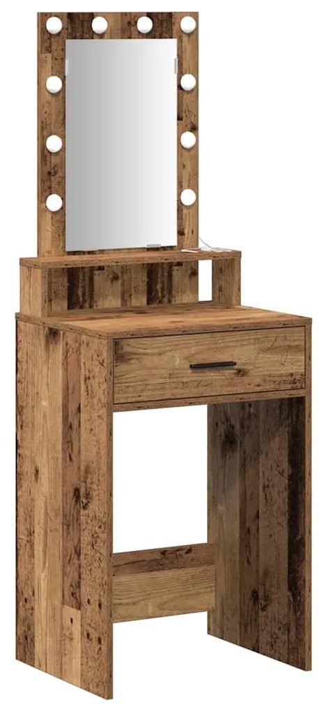 vidaXL Τραπέζι περιποίησης Καφέ 50 x 41 x 140 εκ. Επεξεργασμένο ξύλο