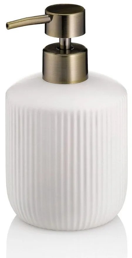 Δοχείο Κρεμοσάπουνου Adele 23732 Φ9x15,5cm 400ml Off White Kela Ceramic