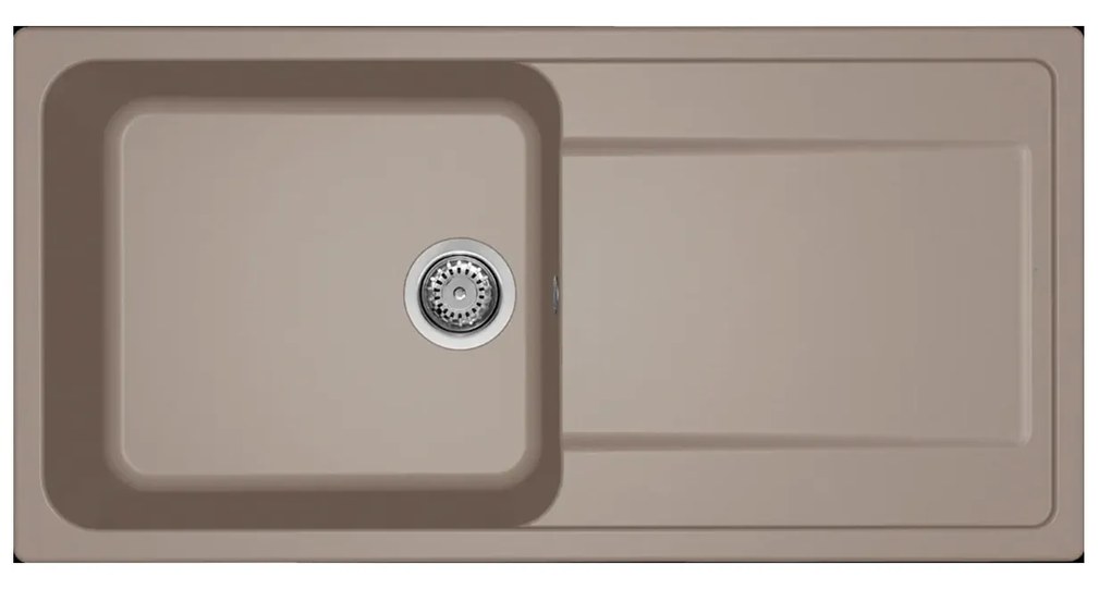 Νεροχύτης κουζίνας LIFE 480 Tortora 43 ELLECI 100x50cm - LG248043