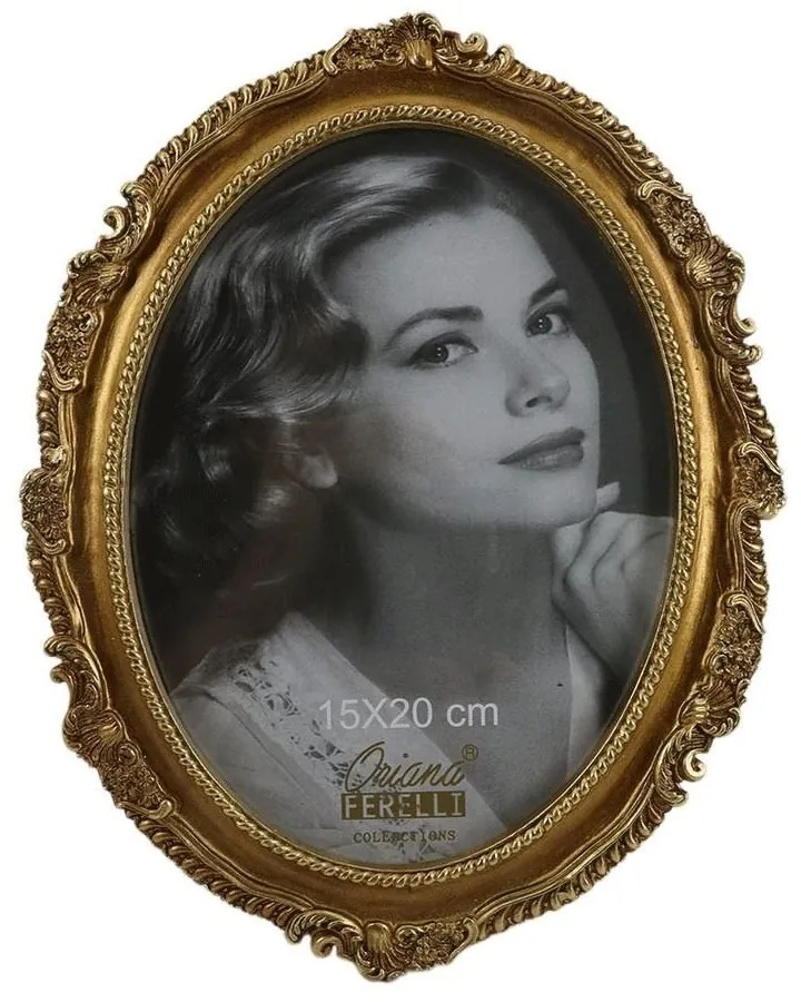 Κορνίζα XL24083168 15x20cm Gold Oriana Ferelli Πολυρεσίνη
