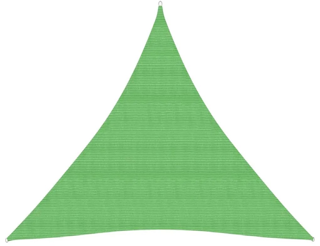 Πανί Σκίασης Ανοιχτό Πράσινο 3,6 x 3,6 x 3,6 μ. από HDPE 160 γρ./μ² - Πράσινο
