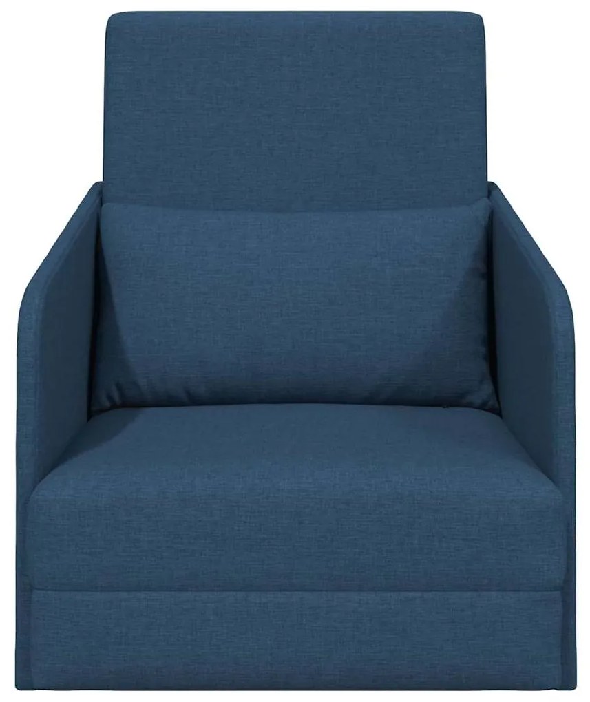 vidaXL Κρεβάτι καναπές Μπλε 65 x 80 x 83 εκ. ύφασμα