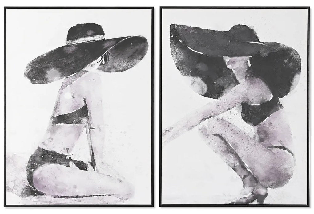 Καμβάς DKD Home Decor πολυστερίνη Καμβάς 90 x 4 x 120 cm