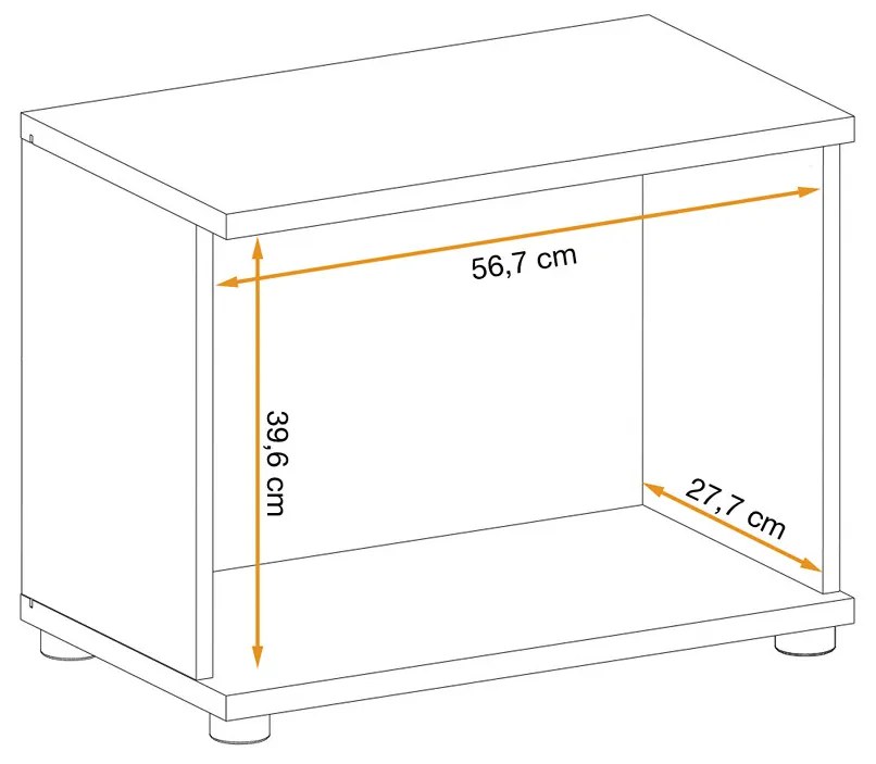 Swap XIX Σύνθεση Καφέ δρυς 280x180x40