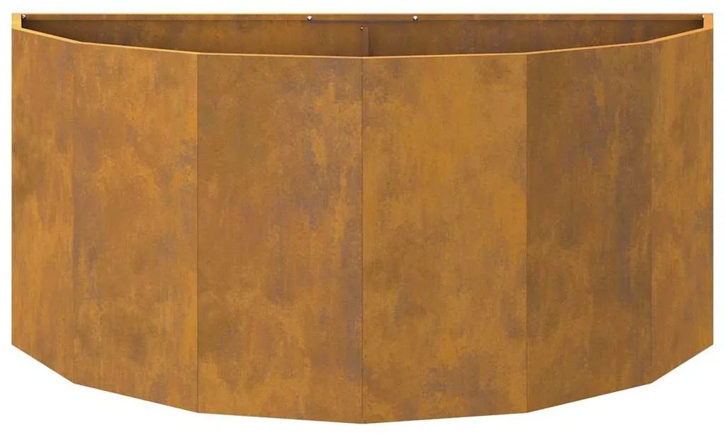 vidaXL Γλάστρα Σκ rusty 120 x 60 x 50 εκ. Ατσάλι Σκληρυθέν στον Αέρα