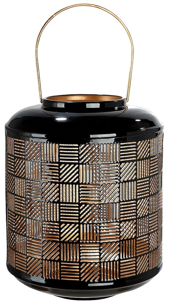 Φανάρι ArteLibre Μαύρο Μέταλλο 28cm-05160700