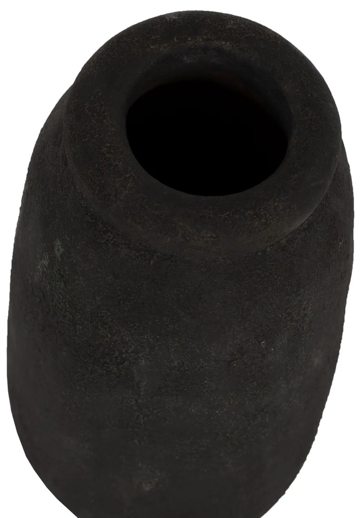 ΔΙΑΚΟΣΜΗΤΙΚA ΒΑΖA ΑΠΟ TERRACOTTA ΑΝΘΡΑΚΙ HM7711 - 0425076 - HM7711