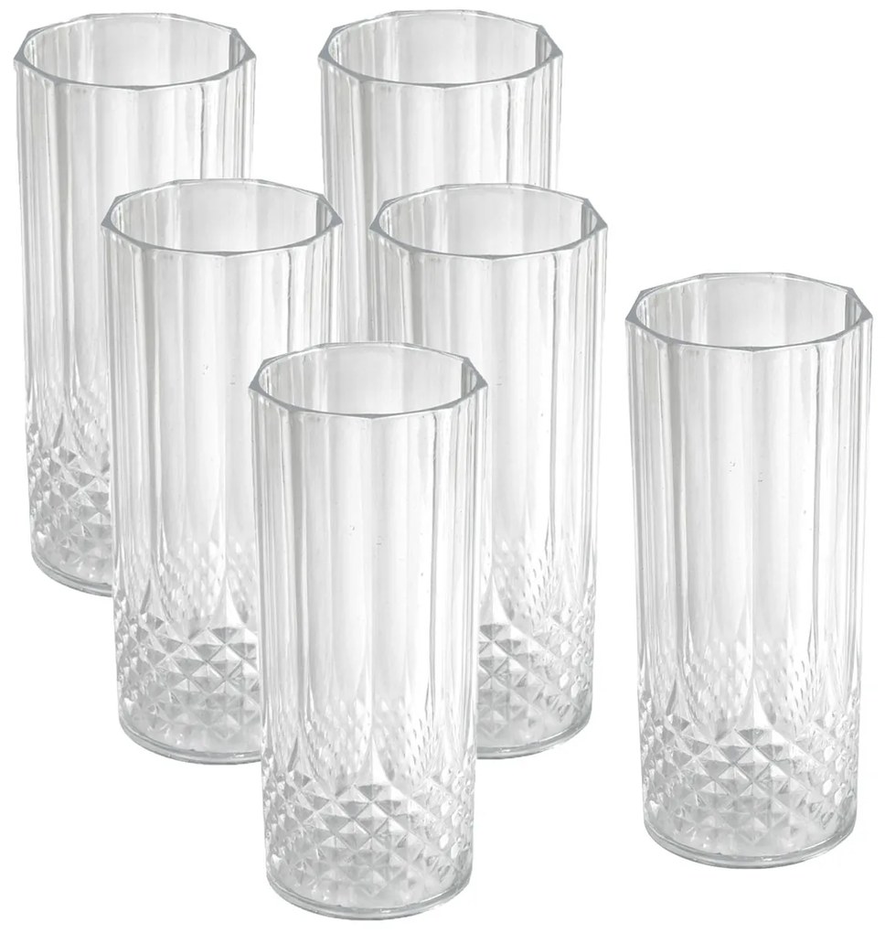 Ποτήρια Ποτού Πλαστικά 400ml (Σετ 6τμχ) Alpina 871125205305