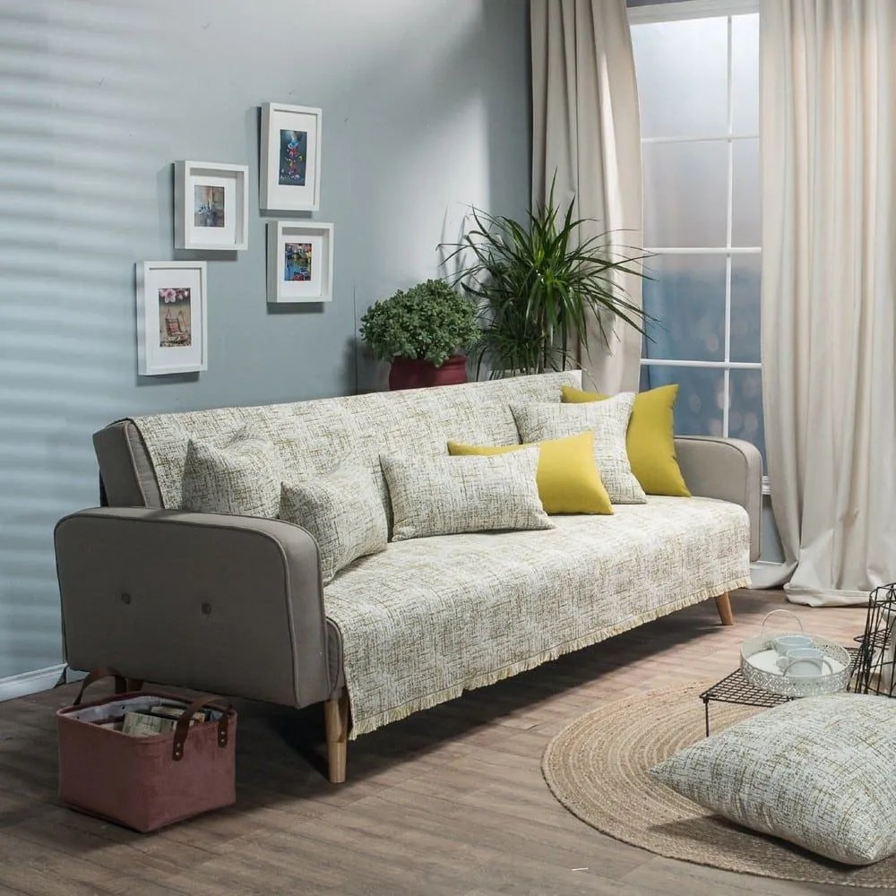 Ριχτάρι Positano 08 Lime Teoran Πολυθρόνα 180x150cm Cotton-Polyester