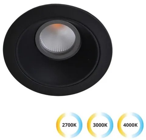 Χωνευτό Σποτ 20W 3000K 38° Alea Viokef 3914-012B-3-S-38 Μαύρο