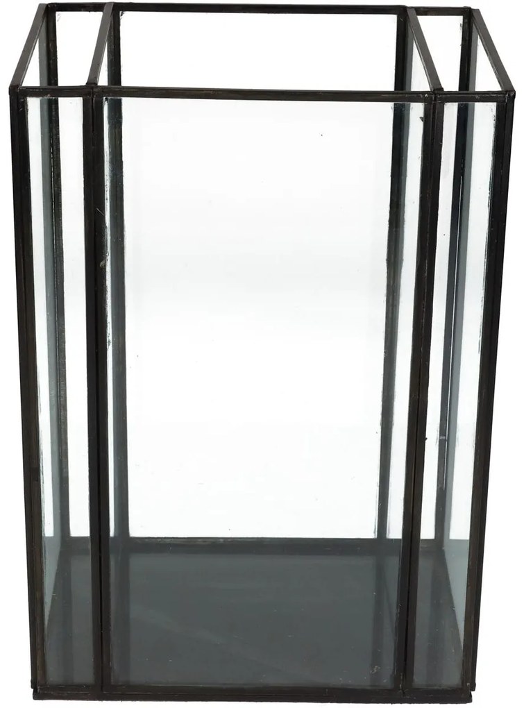 Κηροπήγιο ArteLibre Μαύρο Μέταλλο 18x13x26cm-05150022