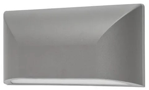 Απλίκα Φωτιστικό Τοίχου LED 6W 4000Κ IP65 Slim Pro Eurolamp-145-52076-Γκρι 145-52076