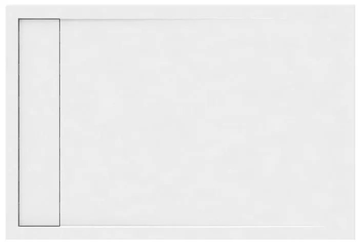 Karag Element Ντουζιέρα ημικυκλική ακρυλική 90x90x5,5cm Λευκή